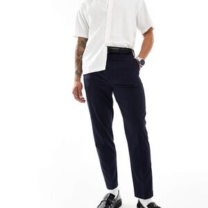ASOS Men's Navy Blue Dress Pants
